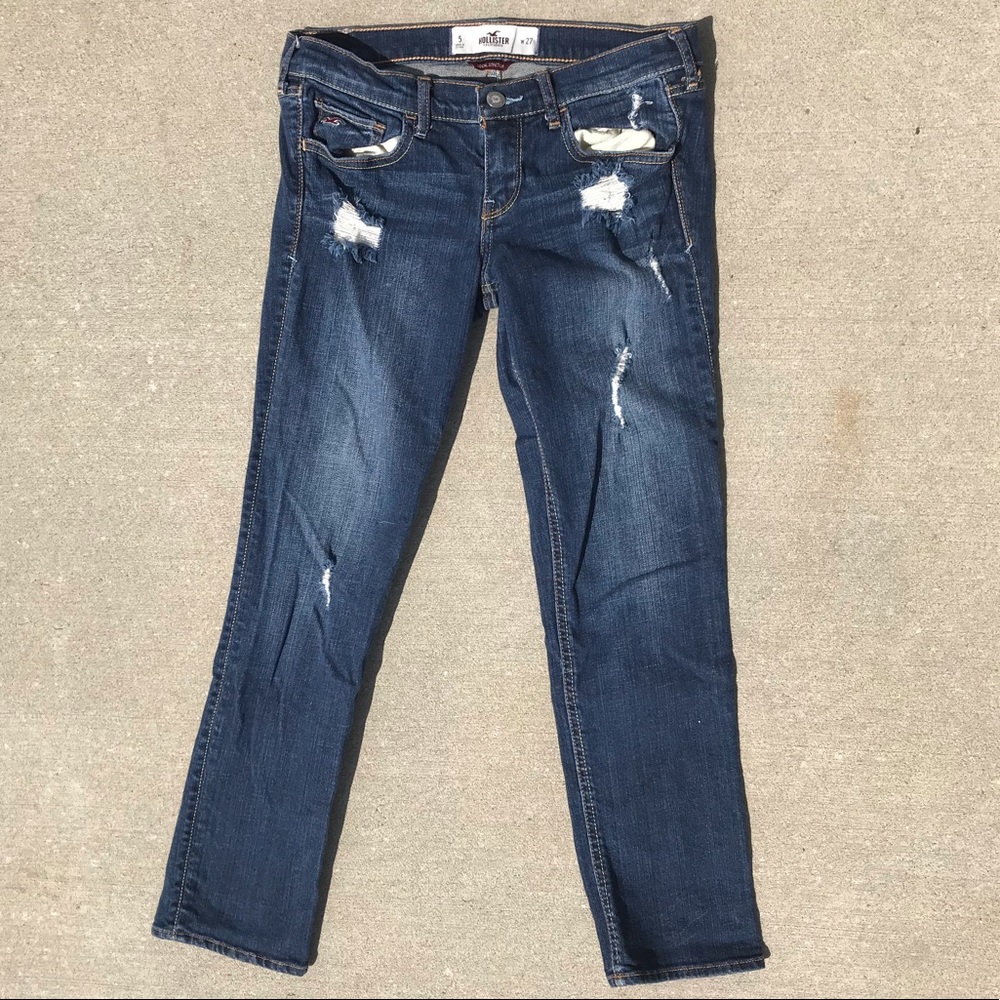 Hollister Distressed Capris size 5